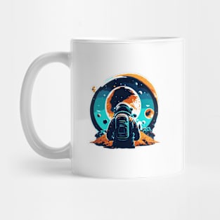 Astronaut and Bizzare Planet Mug